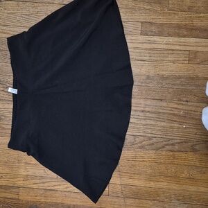 Classic Black Women's Skir With Shorts Built In